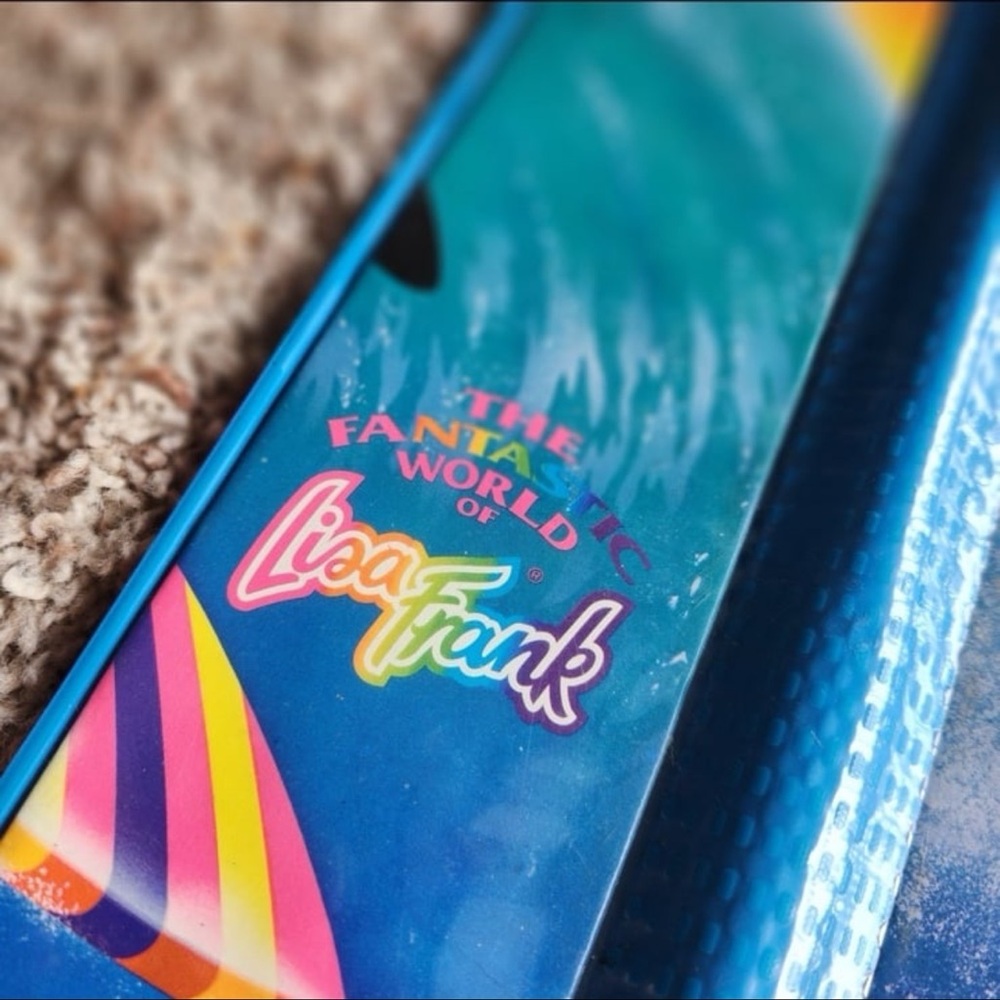 Lisa Frank Binder Vintage 1989 Penguin Surfing Beach Stuart Hall Trapper Keeper - Picture 7 of 12